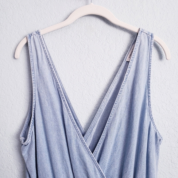 American Eagle Denim Ruffle Romper - Picture 6 of 10